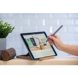   Krea-Wood tölgyfából készült tablet tartó állvány, barna színben