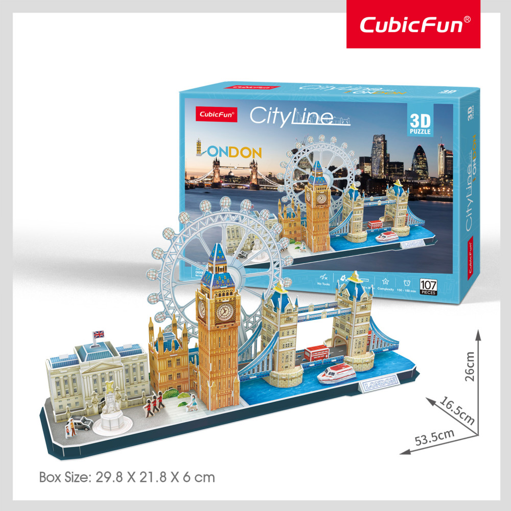 Cubic Fun 3D puzzle, City Line, London