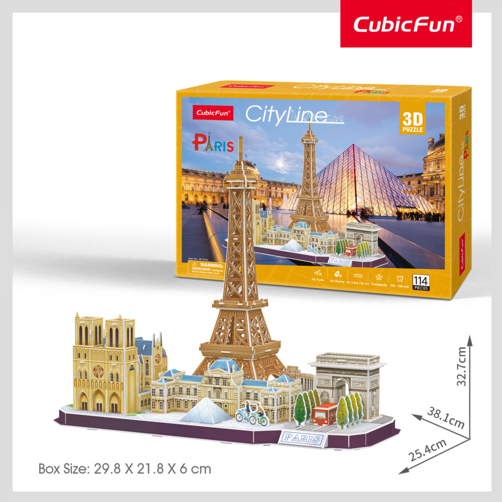 Cubic Fun 3D puzzle, City Line, Párizs